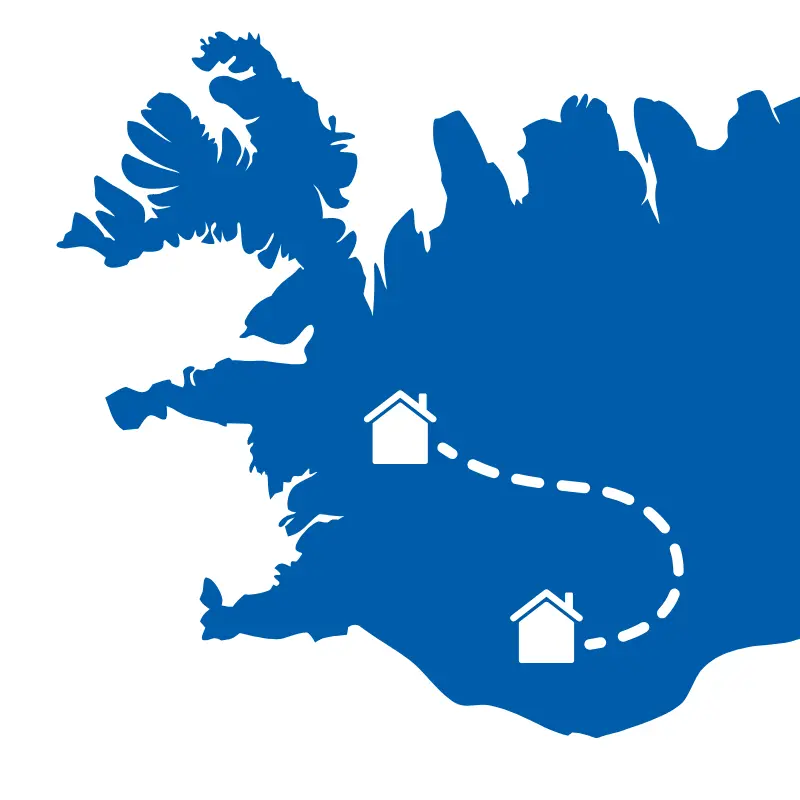 Katla Travel Durchdachte Route mit Ferienhäusern