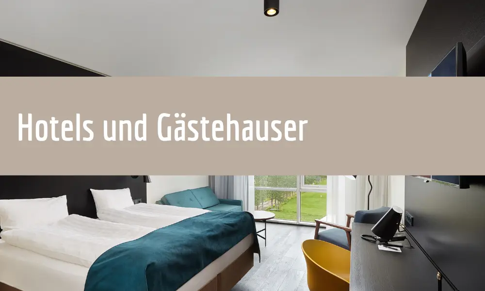 Hotels und gästehäuser banner