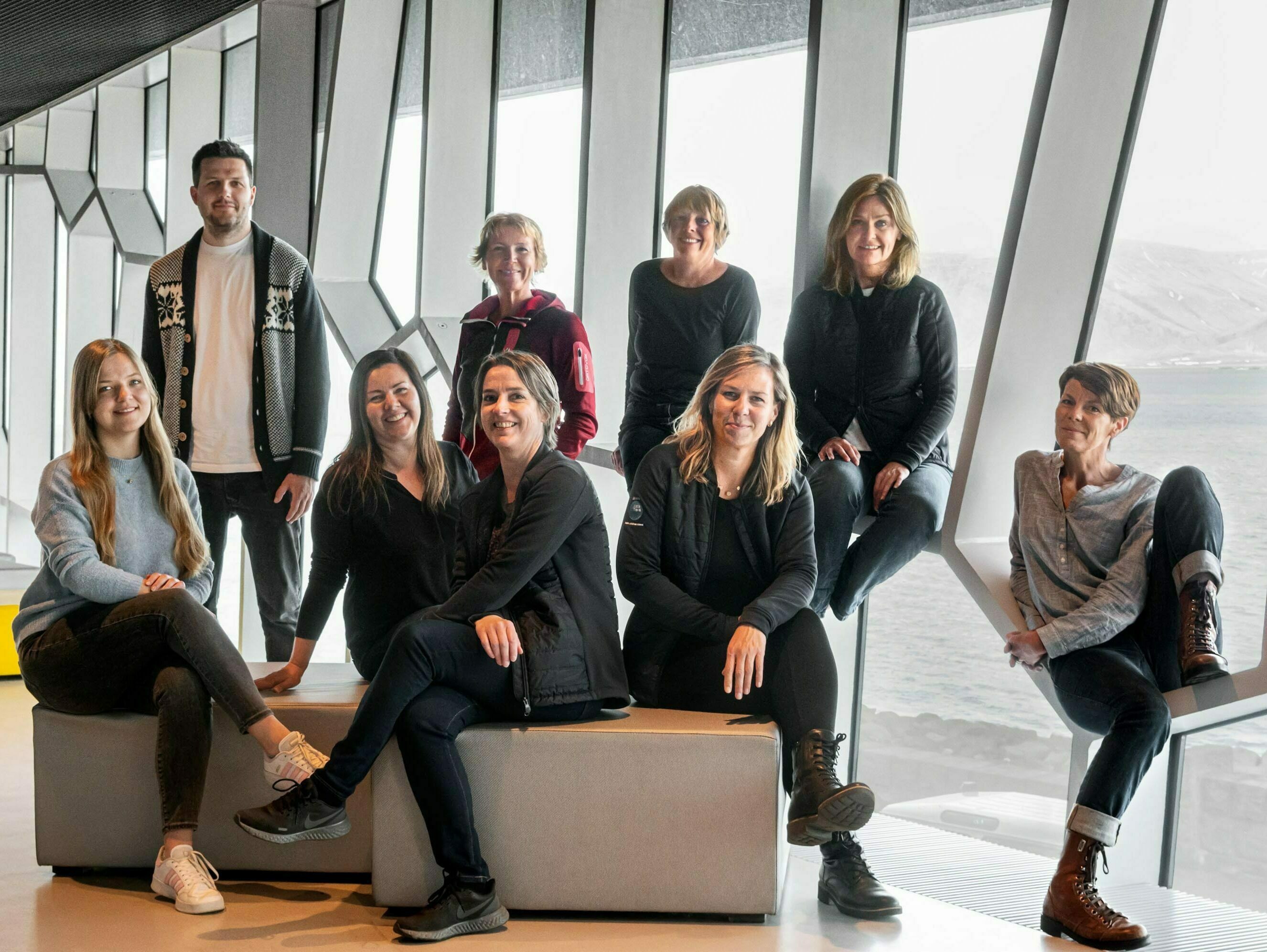 Katla Team in Konzerthaus Harpa