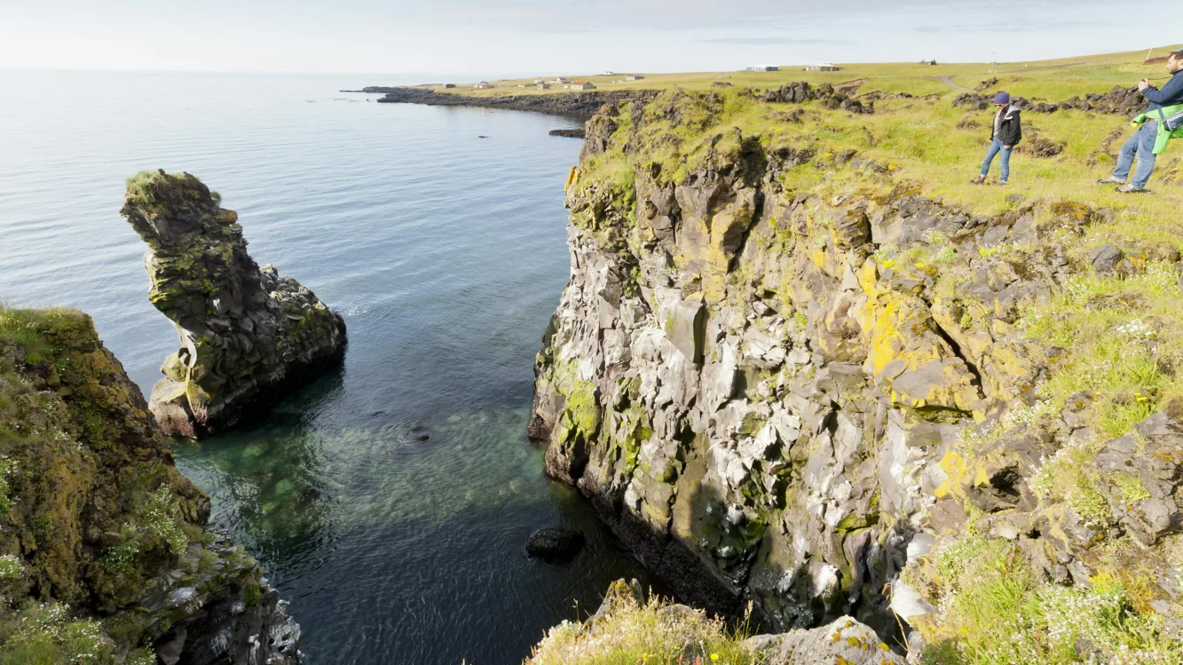 Küstenabschnitt auf der Snaefellsnes Halbinsel in Westisland