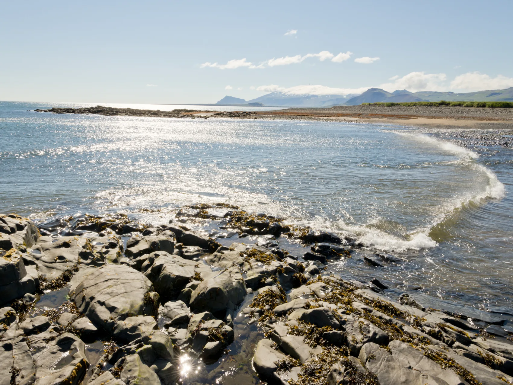 Strand bei Budir auf der Snaefellsness Halbinsel in Westisland, Foto: Thomas Linkel