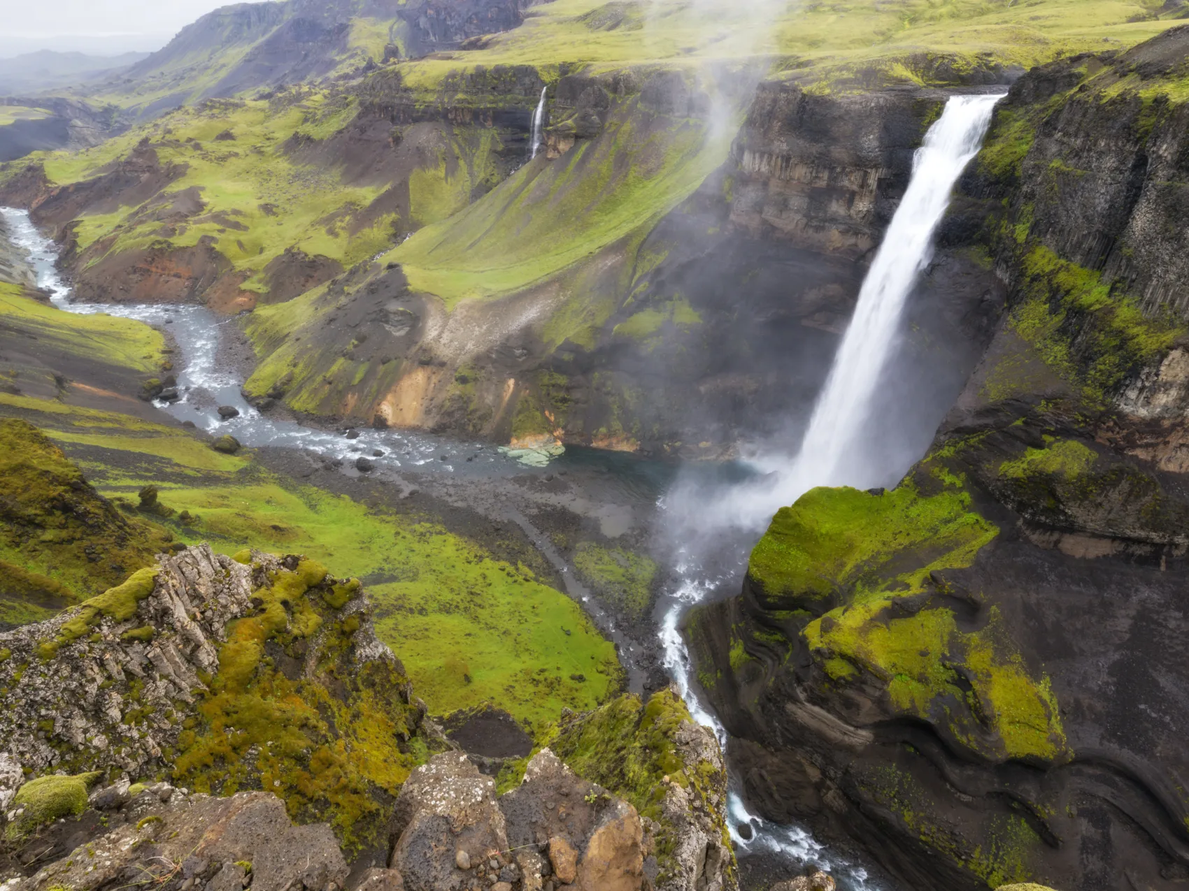 Suedisland Haifoss Wasserfall, Foto: Thomas Linkel