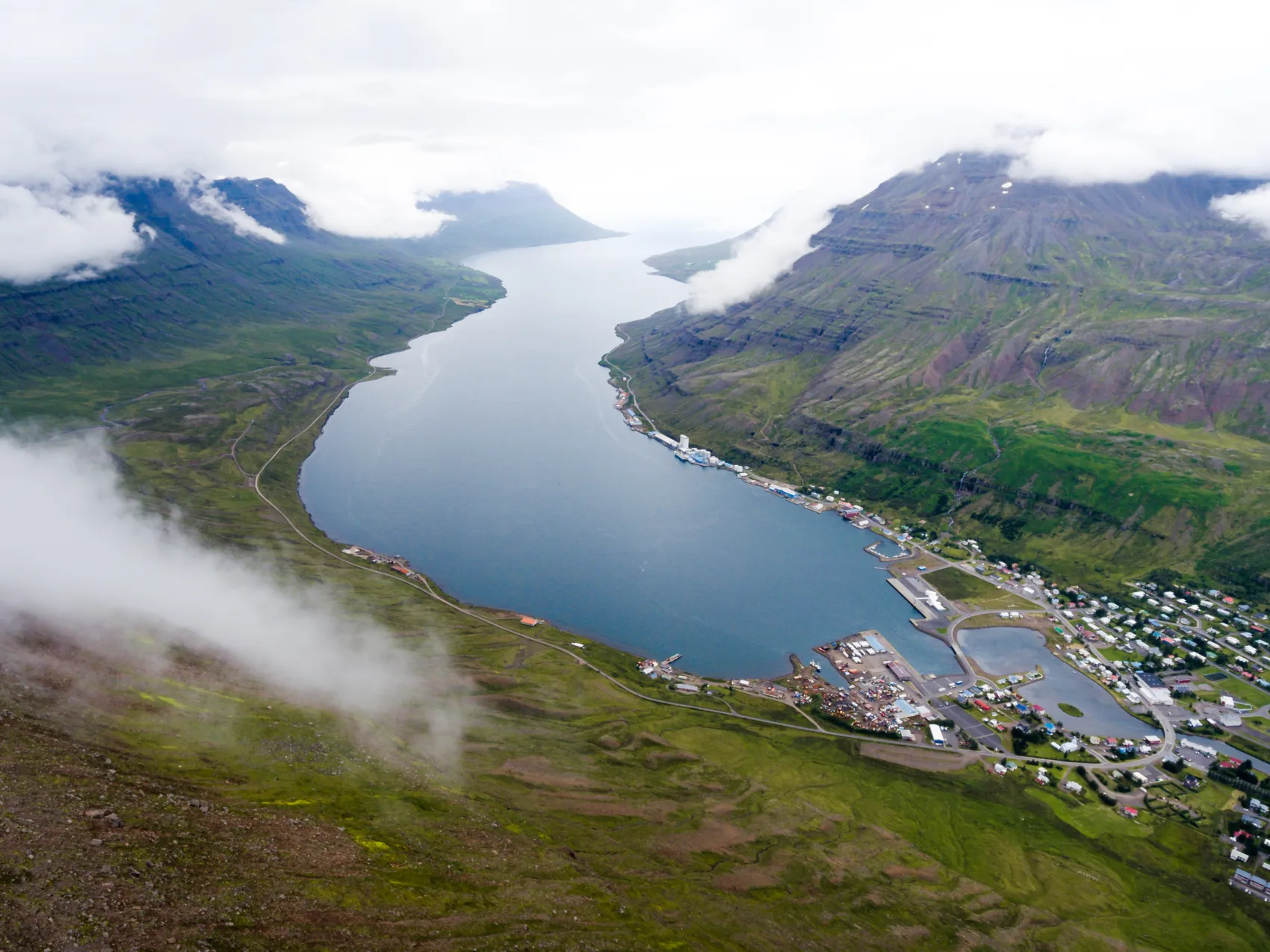 Fjprd in Ostisland Seyðisfjörður