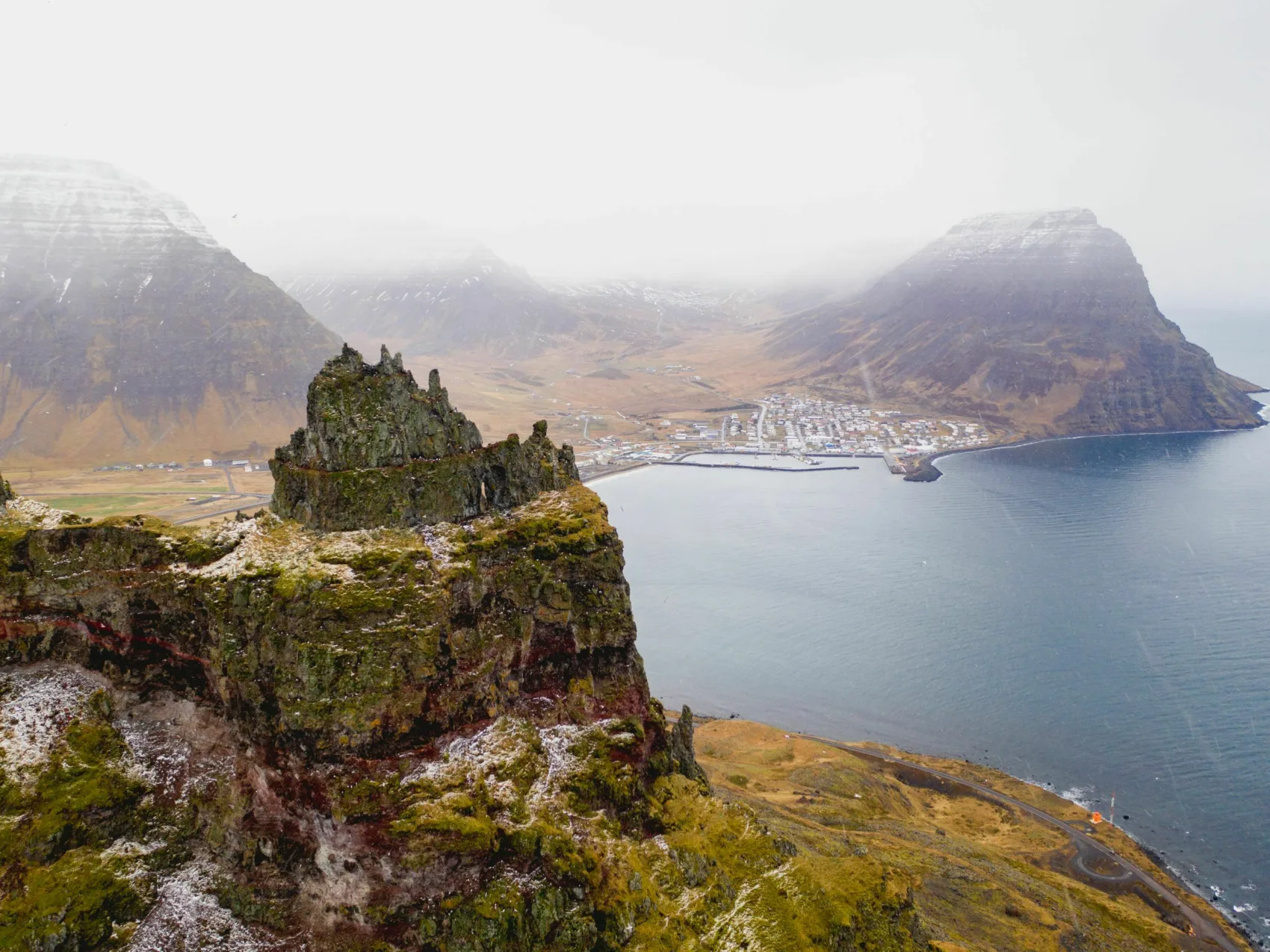 Bolungarvík Felsen in den Westfjorden, Foto: Business iceland