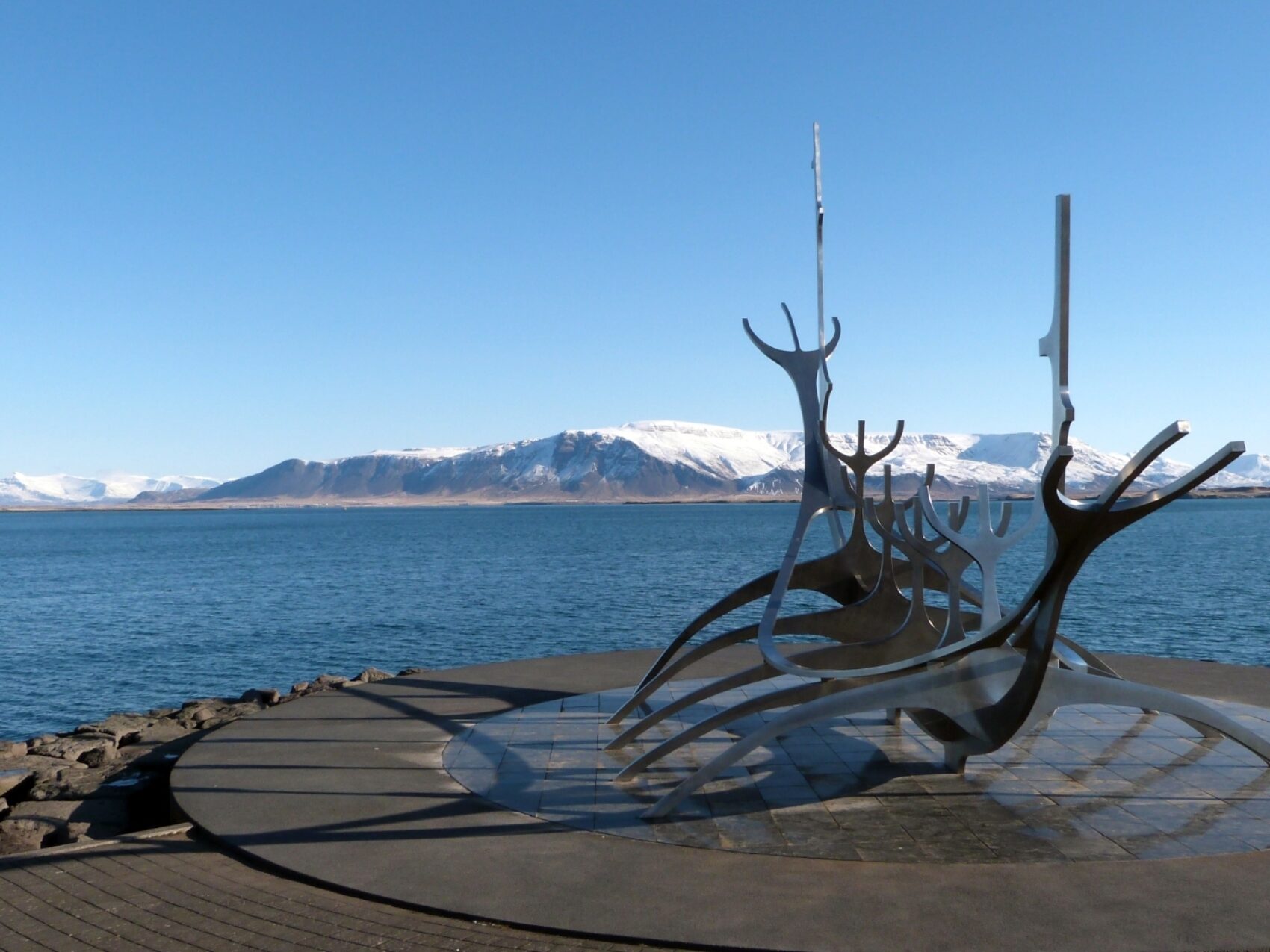 Solfar Skulptur in Reykjavik