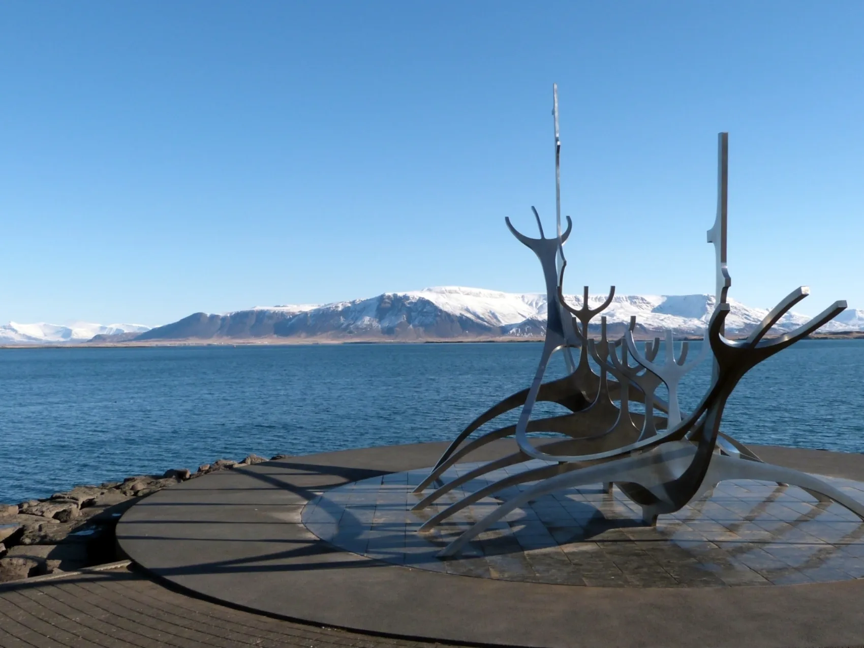 Solfar Skulptur in Reykjavik