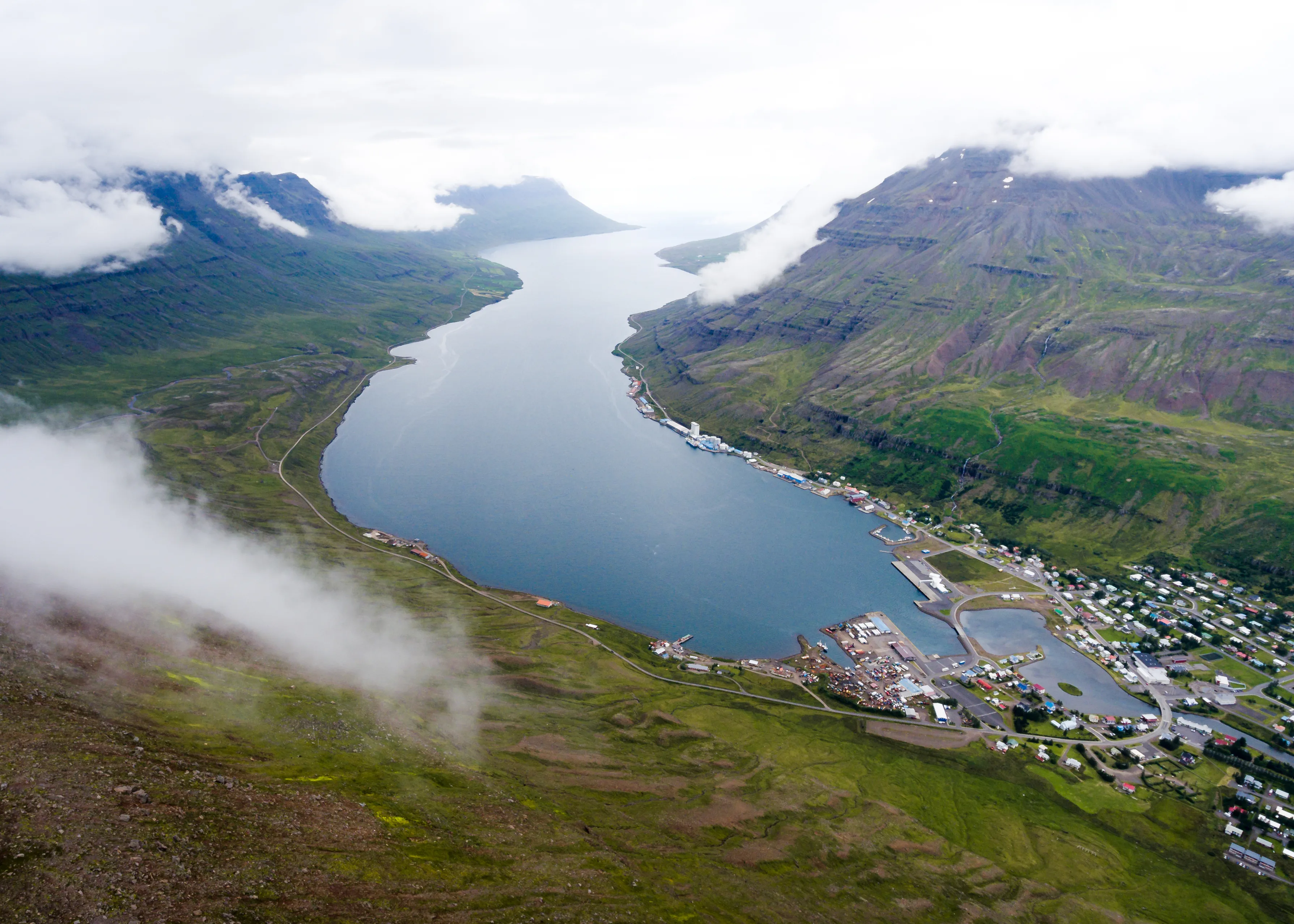 Fjprd in Ostisland Seyðisfjörður