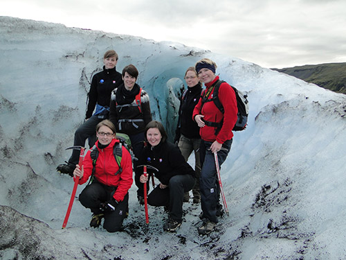 Team-Gletscherwanderung