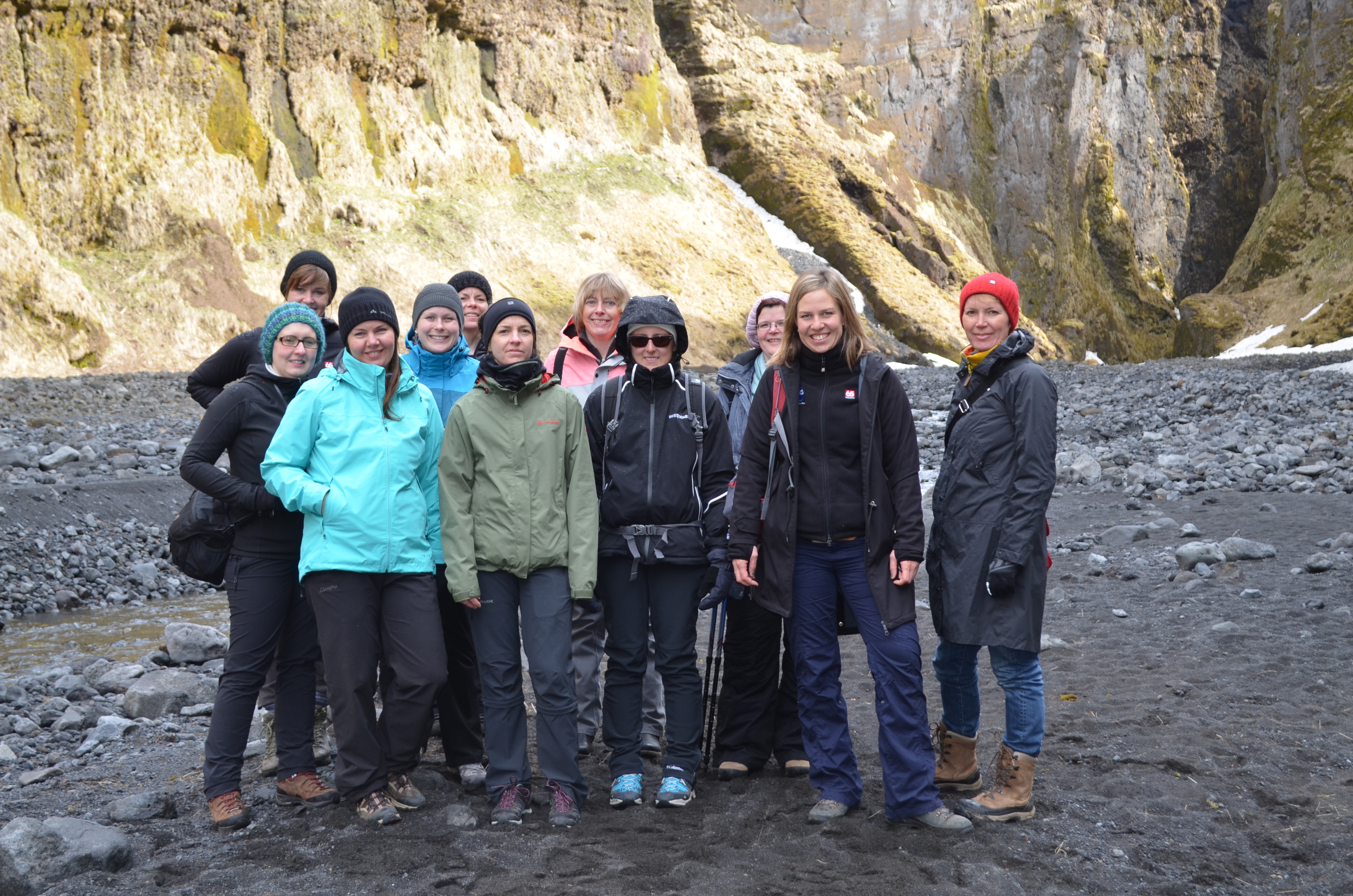 Katla Team Gruppenfoto in Island im Hochland