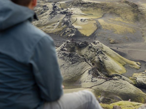 Vulkankrater im isländischen Hochland, Laki