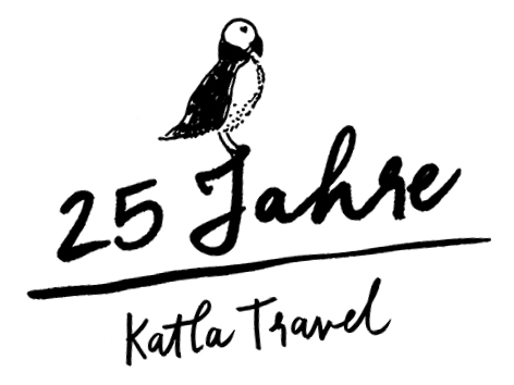 Katla Travel Logo Jubiläum 25 Jahre